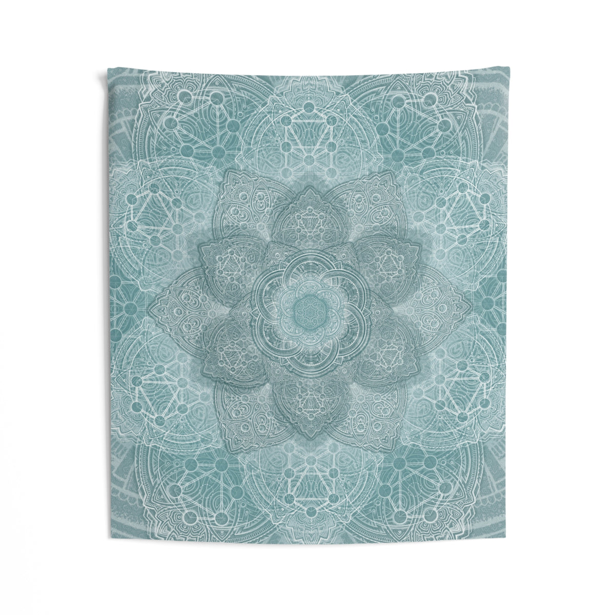 Blue Flower of Life  - Wall Tapestry