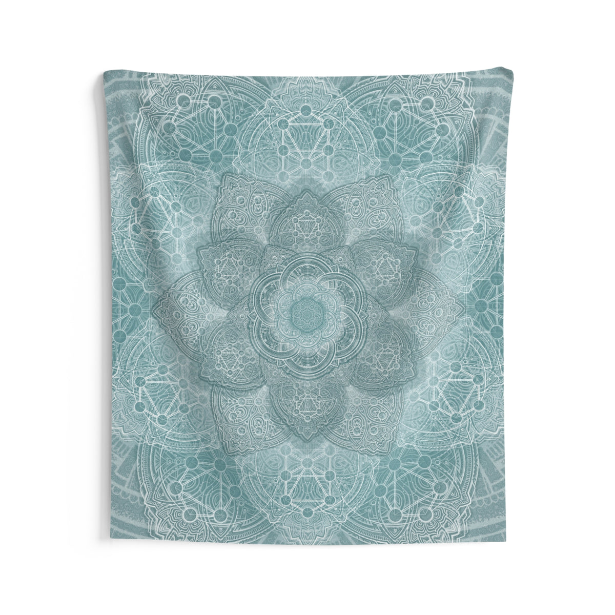 Blue Flower of Life  - Wall Tapestry